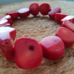 Браслет натуральный камень коралл - привлекает удачу и усиливает дар предвидения