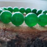 12 mm Браслет из натуральных камней 12 mm Камень агат Зеленый обеспечивает защиту