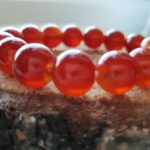 12 mm Камень натуральный Красный - рыжий агат браслет обеспечивает защиту