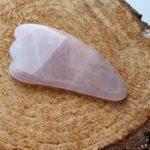 Массаж гуаша скребок розовый кварц  pink-3 1 шт