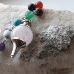 Dabisks AKMENS oniks akmens svāstiņš Čakru dziedzināšana