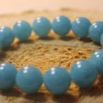 12 mm Камень натуральный Аквамарин  символ смелости