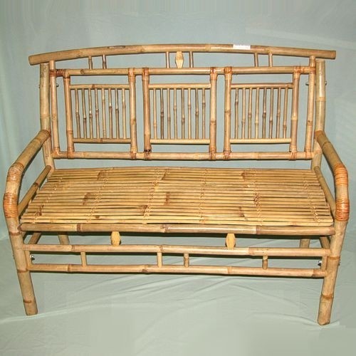 Бамбуковая скамейка