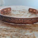 Медный магнитный браслет Flower