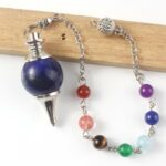 Маятник - Натуральный камень лазурит камень Исцеление Чакр