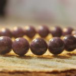 12 mm Браслет из натуральных камней -Турмалин – камень любви и страсти