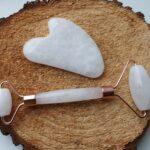 Karaliskais skaistuma rullis sejai un kaklam jade white un masāžas skrubekis 1+1